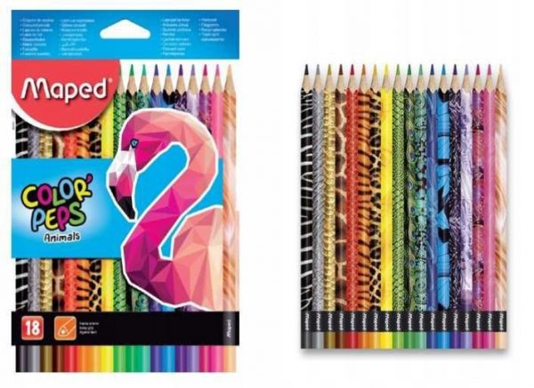 ⁦ألوان خشبية - Maped Color'Peps animals⁩ - الصورة ⁦2⁩